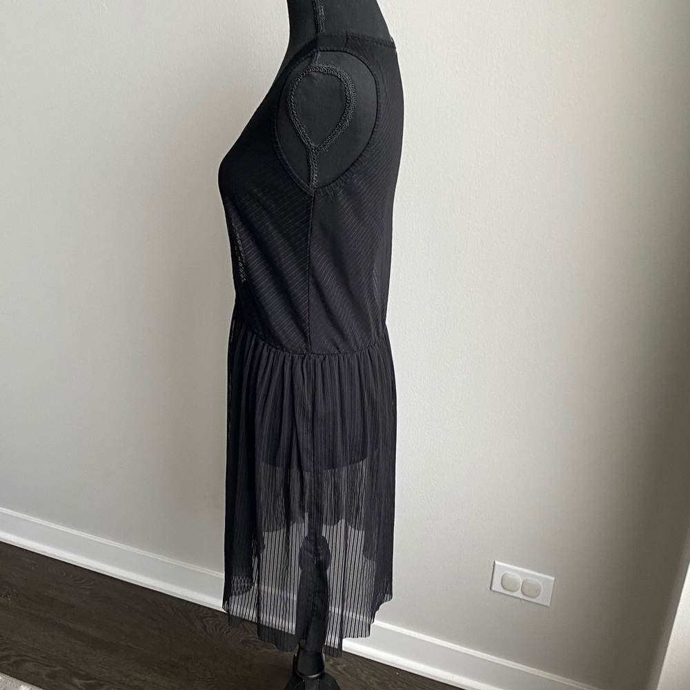 O2 Collection Black Mesh Dress - Picture 4 of 7